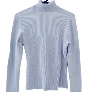 CAbi ribbed turtleneck sweater size L